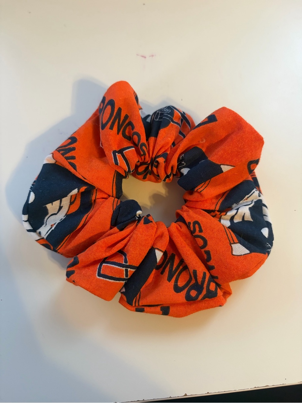 NEW Handmade NFL Team Denver Broncos Hair Scrunchie